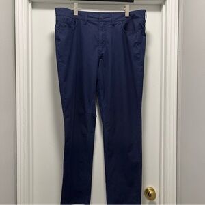 Share Vineyard Vines OTG Pants Mens 38x32 On the Go Navy Performance Stretch 5-P